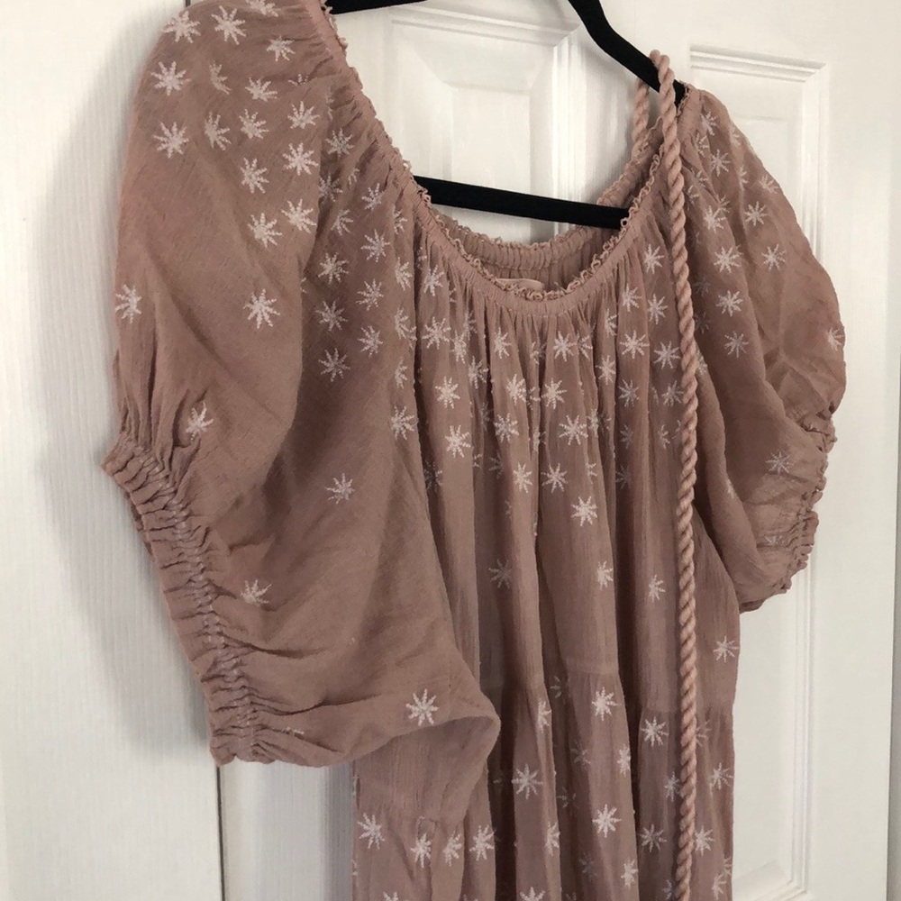Dôen Tansy Dress M Hand Dyed Dusty Rose Reposh